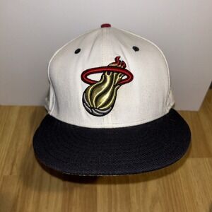 Miami Heat Hat Cap New Era NBA Hardwood Classics Fitted Size 8 63.5 CM View Pics